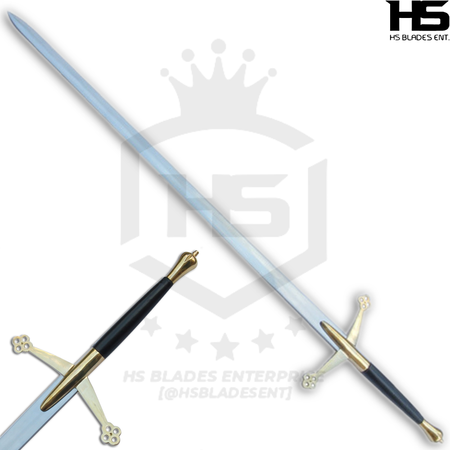 45" Scottish Claymore Sword in Just $77 (Battle Ready Spring Steel, Damascus & D2 Steel Versions are also Available) of Drew McIntyre WWE- Scottish Sword