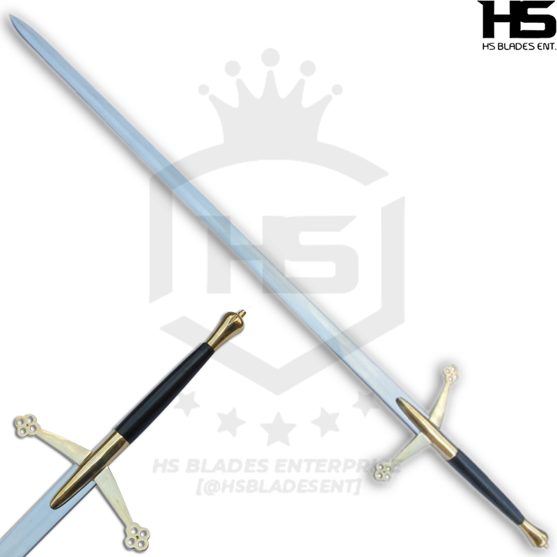 45" Scottish Claymore Sword in Just $77 (Battle Ready Spring Steel, Damascus & D2 Steel Versions are also Available) of Drew McIntyre WWE- Scottish Sword