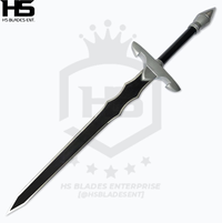 SAO Anneal Blade Sword of Kirito Just $77 (Battle Ready Spring Steel, Damascus & D2 Steel Versions are also Available) from Sword Art Online SAO with Plaque & Sheath-SAO Replica