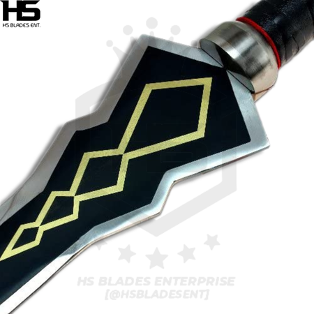 SAO Absolute Sword of Konno Yuuki Just $77 (Battle Ready Spring Steel, Damascus & D2 Steel Versions are also Available) from Sword Art Online SAO with Plaque & Sheath-SAO Replica