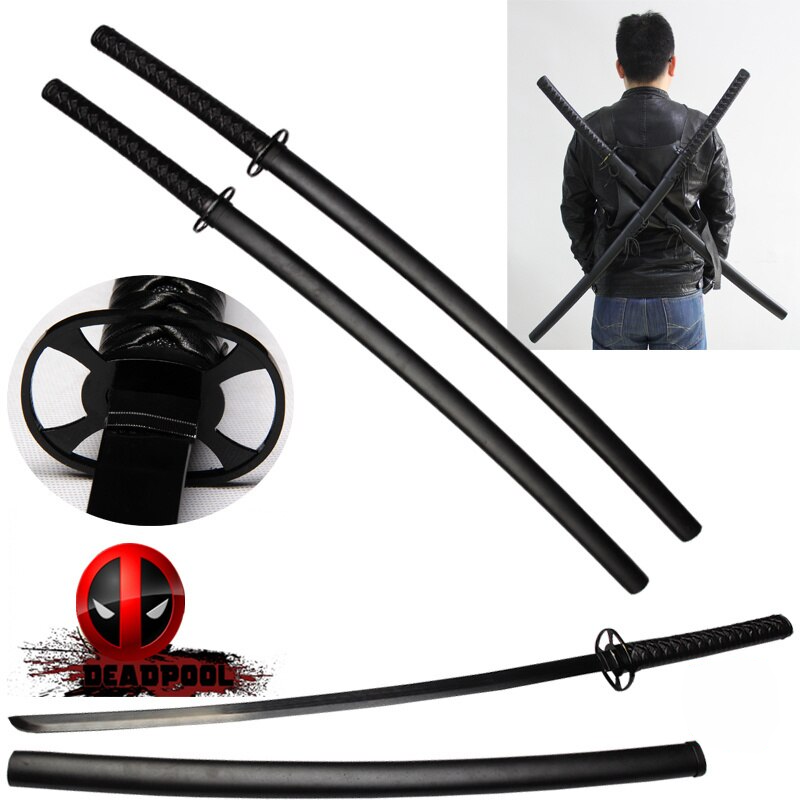 Pair of Deadpool Katana Sword in Just $121 (Japanese Steel is Available) from Marvel Deadpool Type II | Japanese Samurai Sword