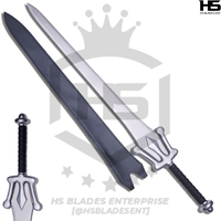 45" He Man Power Sword in $88 (BR D2 & Japanese Steel are also available) from The Masters of The Universe