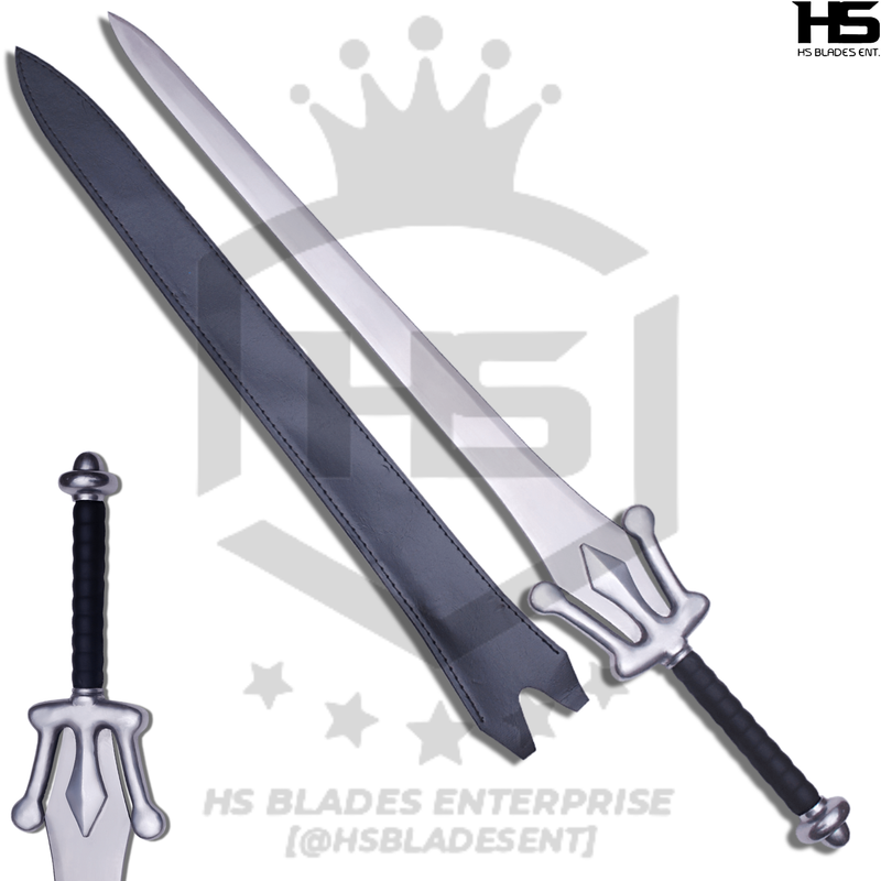 45" He Man Power Sword in $88 (BR D2 & Japanese Steel are also available) from The Masters of The Universe