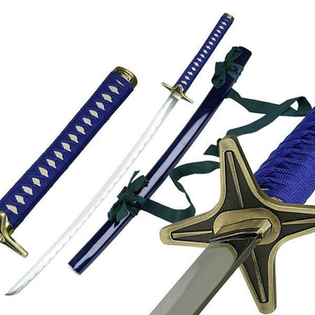 Hyorinmaru Katana of Hijikata Toushirou in just $77 (Japanese Steel Available) Zanpakuto from the Bleach-Nile Blue | Bleach Katana | Zanpakuto Katana