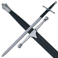 45" Braveheart Sword of William Wallace in Just $77 (Battleready & Display Versions Available)-Black