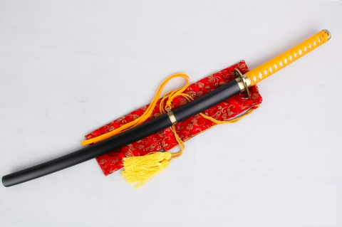 Suzumushi Sword of Kaname Tousen in just $77 (Battle Ready Japanese Steel & Damascus Versions are also available) from Bleach Swords | Bleach Katana | Bleach Zanpakuto Sword