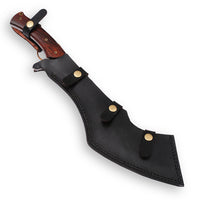 18" Head Hunter Bushcraft & Camping Machete (D2 Steel, Spring Steel are available) with Custom Blade Material Variations-Bushcraft Machete