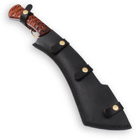 18" Anaconda Vice Bushcraft & Camping Machete (D2 Steel, Spring Steel are available) with Custom Blade Material Variations-Bushcraft Machete