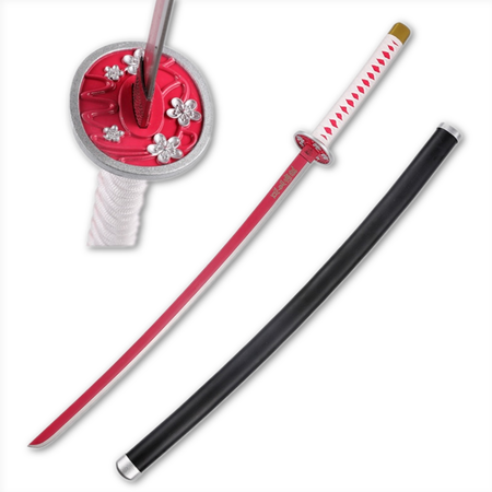 Pink Nichirin Sword in Just $77 (Japanese Steel is Available) of Kanao Tsuyuri from Demon Slayer Swords | Japanese Samurai Sword