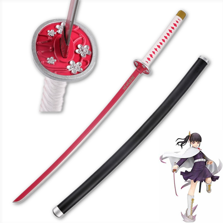 Pink Nichirin Sword in Just $77 (Japanese Steel is Available) of Kanao Tsuyuri from Demon Slayer Swords | Japanese Samurai Sword