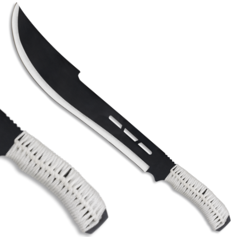 23" Skid Bushcraft & Camping Machete (D2 Steel, Spring Steel are available) with Custom Blade Material Variations-Bushcraft Machete