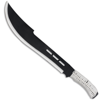 23" Skid Bushcraft & Camping Machete (D2 Steel, Spring Steel are available) with Custom Blade Material Variations-Bushcraft Machete