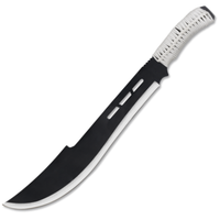 23" Skid Bushcraft & Camping Machete (D2 Steel, Spring Steel are available) with Custom Blade Material Variations-Bushcraft Machete