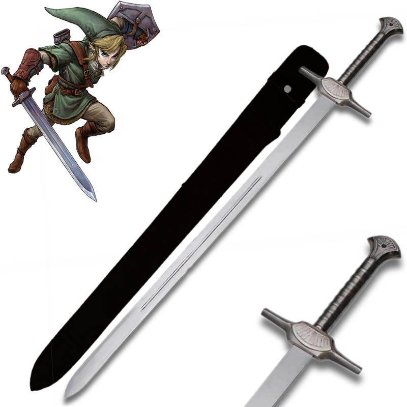 40" Ordon Sword of Ordon (Spring Steel & D2 Steel Battle Ready Version are available) with Sheath from The Legend of Zelda