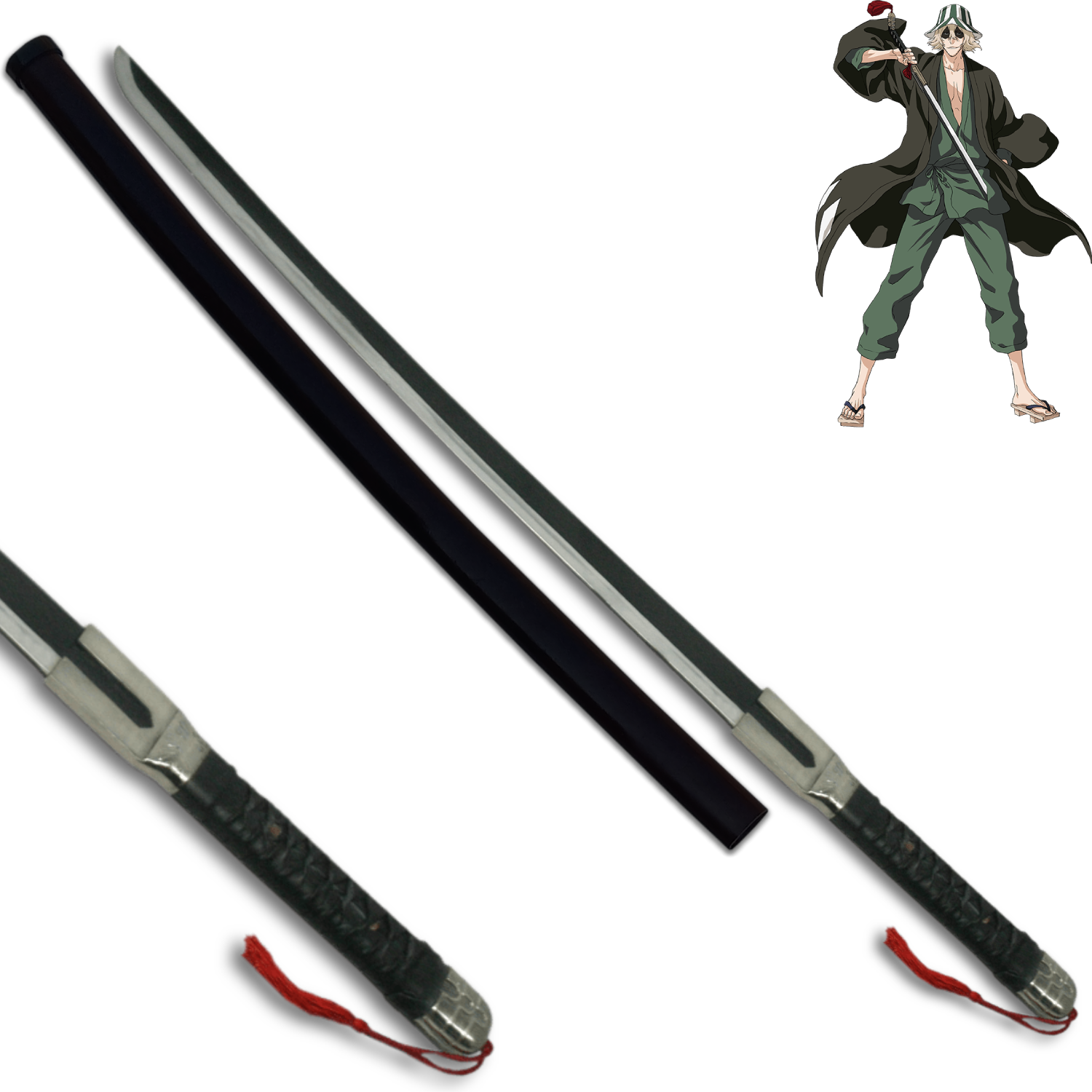 Ichigo Fullbring Bankai Sword - Carbon Steel 1 - Replica Dungeon