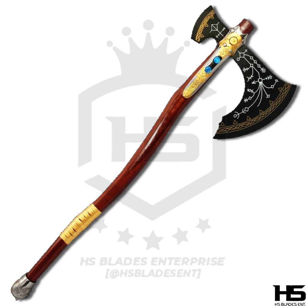 Functional Leviathan Axe of Kratos from God of War Axe (BR D2 & Damasc ...