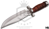 12" Resident Evil Knife of Racoon City Police from Resident Evil IV in Just $69 (Spring Steel & D2 Steel versions are Available) from The Resident Evil Knives-Black Sheath