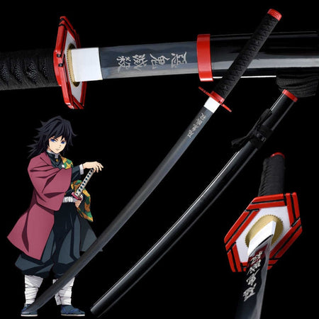Nichrin Sword in Just $77 (Japanese Steel is Available) of Tomioka Giyuu from Demon Slayer Type IV | Japanese Samurai Sword