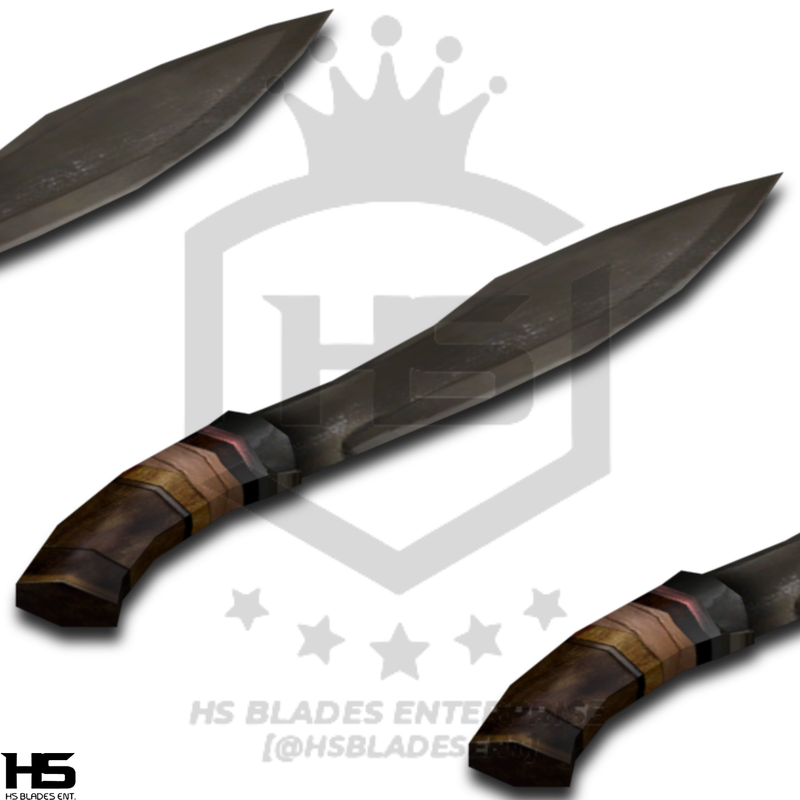 15" Resident Evil V Knife with Sheath from Resident Evil in Just $69 (Spring Steel & D2 Steel versions are Available) from The Resident Evil Knives