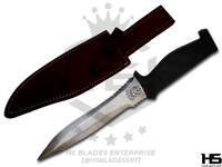 11" Resident Evil Combat Knife of Leon Kennedy from Resident Evil IV in Just $69 (Spring Steel & D2 Steel versions are Available) from The Resident Evil Knives