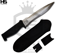 11" Resident Evil Combat Knife of Leon Kennedy from Resident Evil IV in Just $69 (Spring Steel & D2 Steel versions are Available) from The Resident Evil Knives