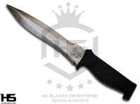 11" Resident Evil Combat Knife of Leon Kennedy from Resident Evil IV in Just $69 (Spring Steel & D2 Steel versions are Available) from The Resident Evil Knives