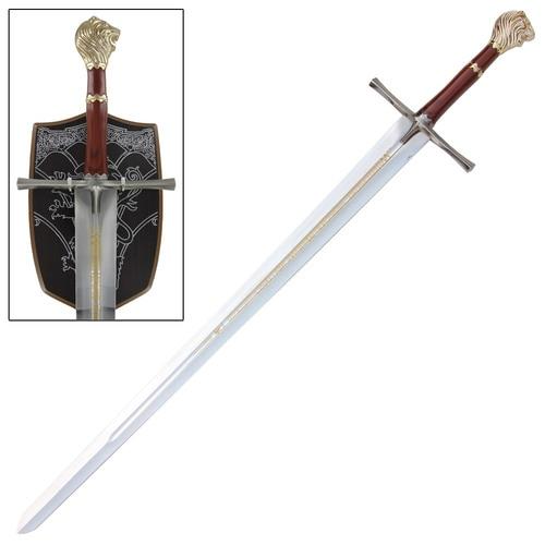 43" Rhindon Sword of High King Peter in just $88 (Spring Steel & D2 Steel also Available) from Chronicles of Narnia-Gold Plated | Narnia Sword