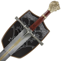 43" Rhindon Sword of High King Peter in just $88 (Spring Steel & D2 Steel also Available) from Chronicles of Narnia-Gold Plated | Narnia Sword