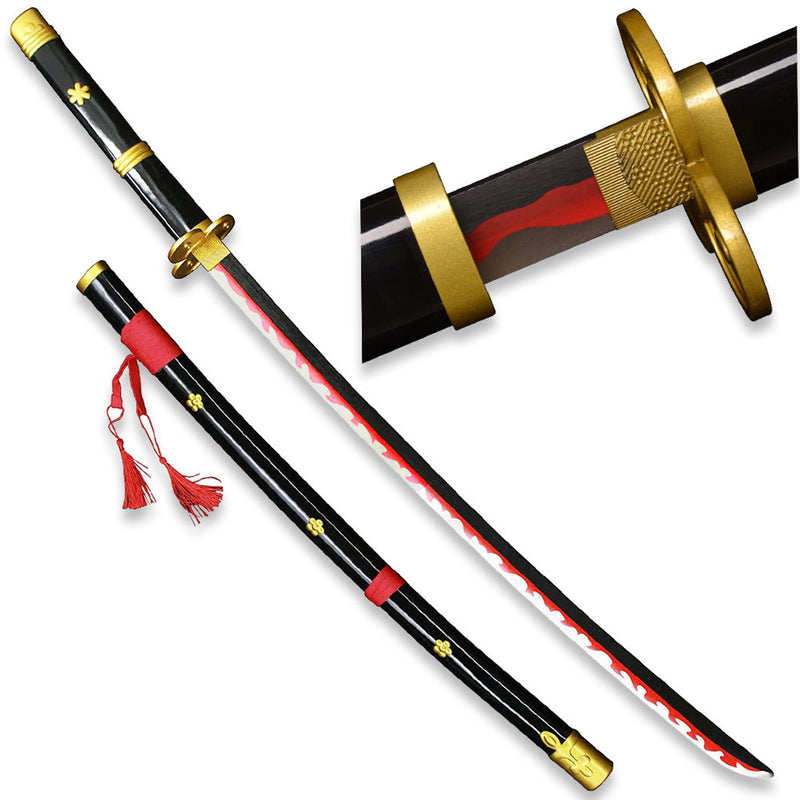 Black Ame No Habakiri Enma Sword of Roronoa Zoro in Just 88 (Japanese HS Blades Enterprise