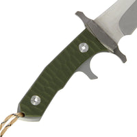 15" Rambo Last Blood Bowie Heart Stopper Knife (Spring Steel, D2 Steel are also available) with Sheath-Camping & Hunting Machete