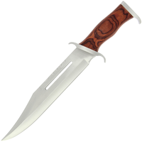 17" Rambo First Blood III Bowie Knife (Spring Steel, D2 Steel are also available) with Sheath-Camping & Hunting Machete