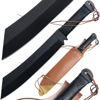 17" Rambo First Blood IV Machete Bushcraft Machete (Spring Steel, D2 Steel are also available)-Camping & Hunting Machete