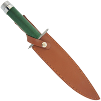 15" Rambo First Blood I Bowie Knife (Spring Steel, D2 Steel are also available) with Sheath-Camping & Hunting Machete