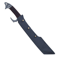 25" Shepherd of Hell Fire Large Full Tang Machete Cleaver Sword Bushcraft & Camping Machete (D2 Steel, Spring Steel are available) with Custom Blade Material Variations-Bushcraft Machete