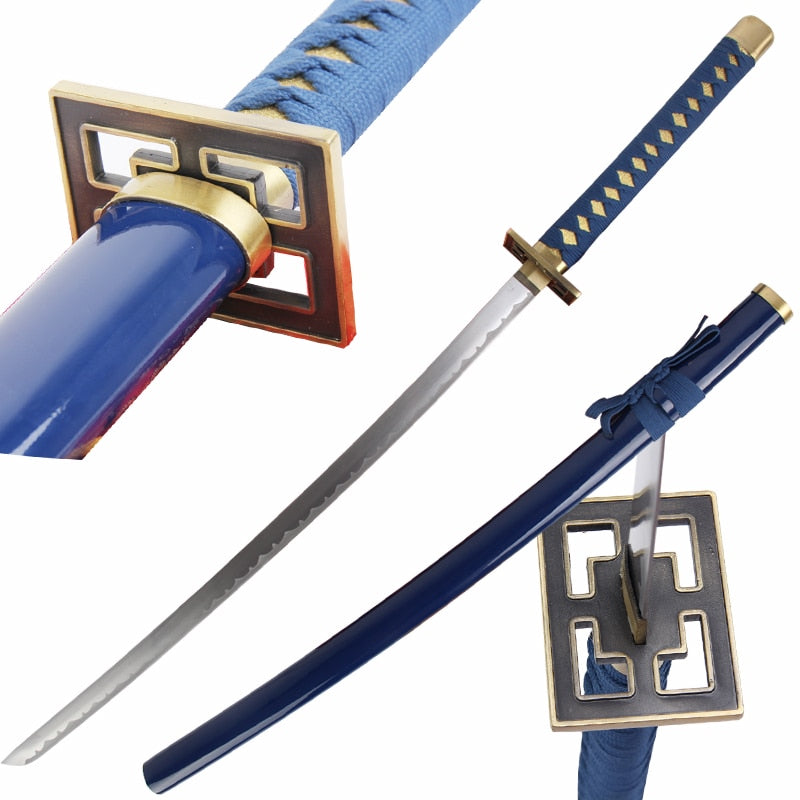 Senbonzakura Katana Sword of Kuchiki Byakuya in just $77 (Japanese Steel Available) Zanpakuto from the Bleach-Blue | Bleach Katana | Zanpakuto Katana