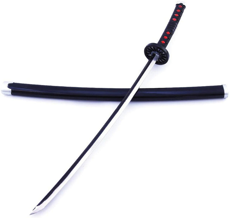 Black Nichirin Blade Japanese Sword in Just $77 (Japanese Steel is also Available) of Tanjiro Kamado from Demon Slayer Type IV | Japanese Samurai Sword
