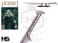 Sword of Thranduil from The Hobbit Available in Standard & Battle Ready Versions with Plaque & Sheath