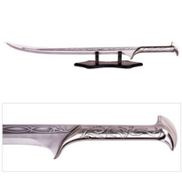 Sword of Thranduil from The Hobbit Available in Standard & Battle Ready Versions with Plaque & Sheath