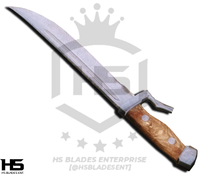 15" Baron Knife of Geralt of Rivia from Witcher 3 in Just $69 (Spring Steel & D2 Steel versions are Available) from The Witcher Replicas