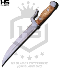 15" Baron Knife of Geralt of Rivia from Witcher 3 in Just $69 (Spring Steel & D2 Steel versions are Available) from The Witcher Replicas