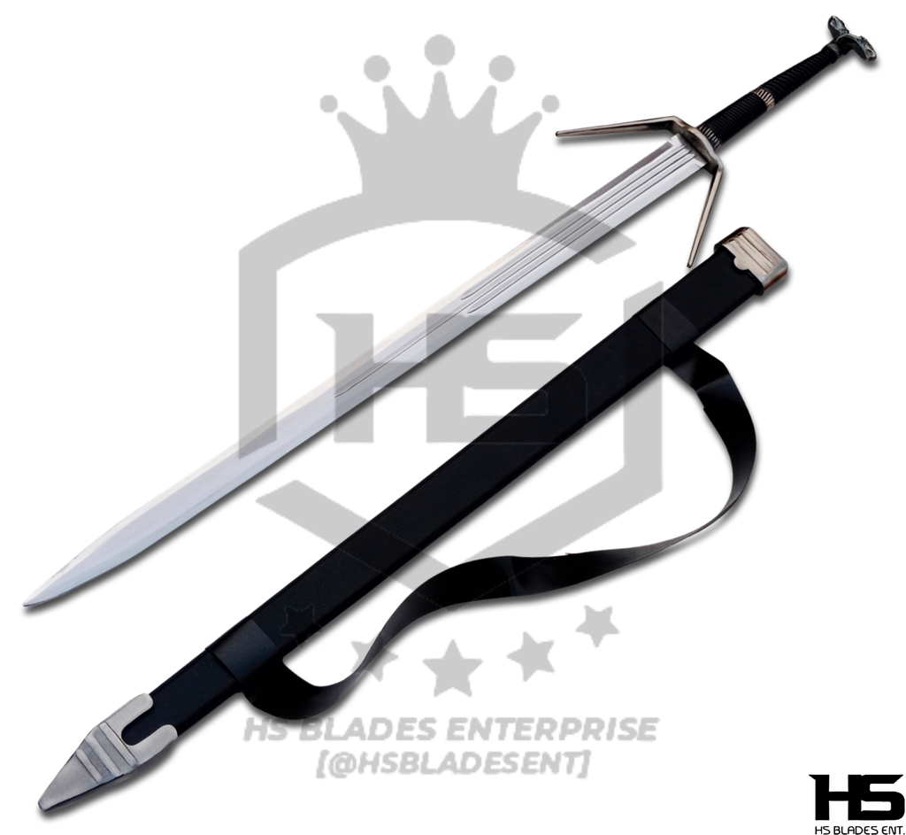 Witcher Sword of Geralt with Wolven Pommel (5160 & Damascus available ...