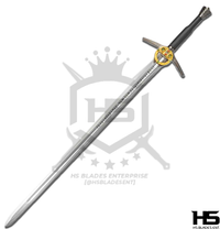 45" Witcher Steel Sword of Geralt of Rivia with Jewel in Just $77 (Spring Steel & D2 Steel versions are Available) from The Witcher Sword-Type I