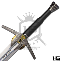 45" Witcher Steel Sword of Geralt of Rivia with Jewel in Just $77 (Spring Steel & D2 Steel versions are Available) from The Witcher Sword-Type I