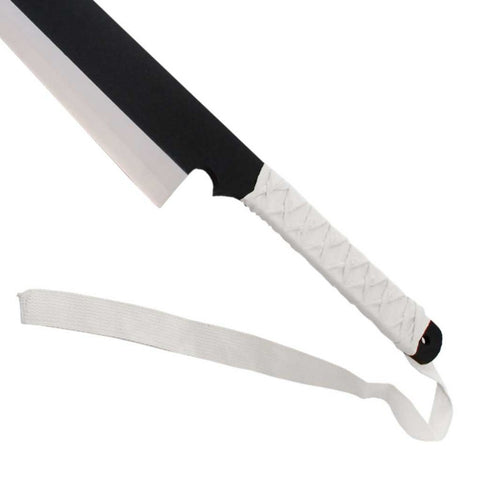 Zangetsu Butcher Sword of Ichigo Kurosaki in $77 (Japanese Steel Available) Zanpakuto Spirit from the Bleach-White | Bleach Sword | Zanpakuto Katana