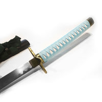 Hyorinmaru Katana Sword of Hijikata Toushirou in $77(Japanese Steel Available) Zanpakuto from Bleach-Blue & Black | Bleach Katana | Zanpakuto Katana