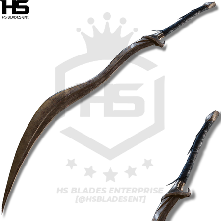 42" Bloodhound Fang Sword of the Blood Hound from Elden Ring of in $88 (Spring Steel & D2 Steel versions are Available) from The Elden Ring Swords-ER Sword