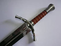38" Silver Plated Boromir Sword in Just $77 (Battleready Spring Steel & D2 Steel versions are Available) from Lord of The Rings with Plaque