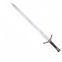 38" Gold Plated Boromir Sword in Just $88 (Battleready Spring Steel & D2 Steel versions are Available) from Lord of The Rings with Plaque