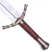 38" Gold Plated Boromir Sword in Just $88 (Battleready Spring Steel & D2 Steel versions are Available) from Lord of The Rings with Plaque