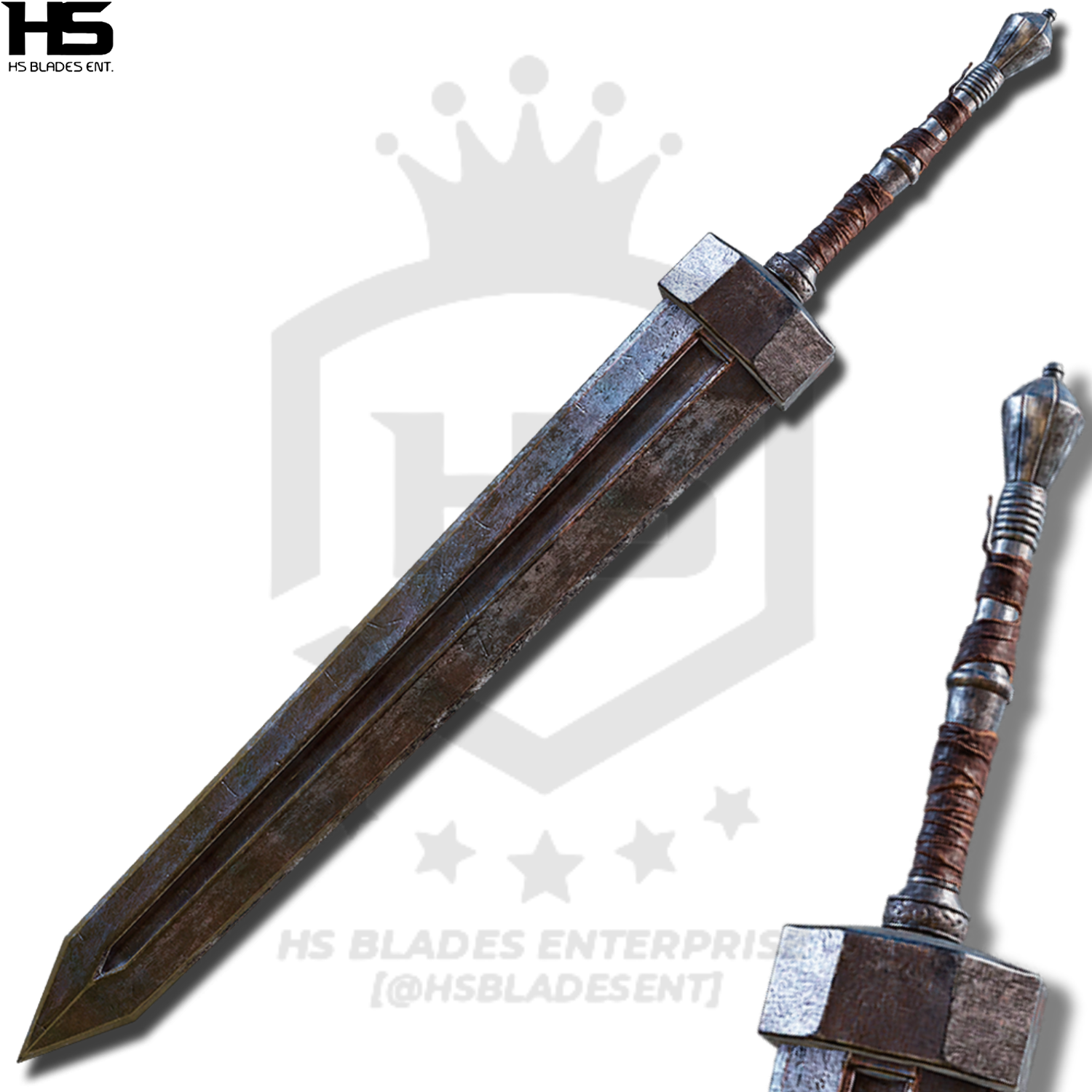 45" Colossal Greatsword of in Just $121 (Spring Steel & D2 Steel